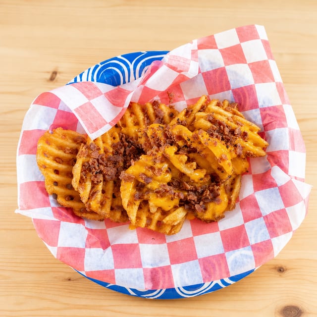 Bacon/Cheddar Waffle Fries..
