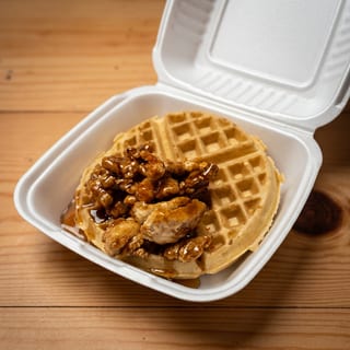 1 Belgin Waffle & 3 Chicken Tenders